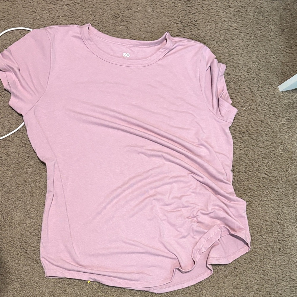 SO Women's Light Pink Short Sleeve Tee
